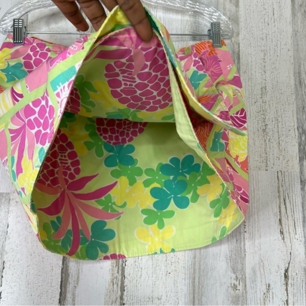 Lilly Pulitzer Patchwork Wrap Mini Skirt Womens S… - image 7